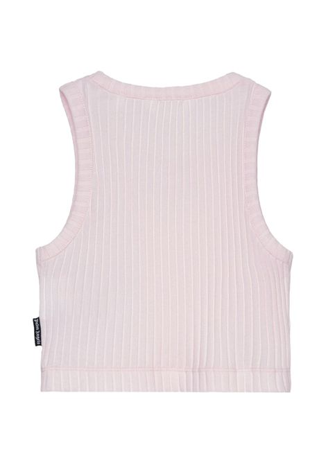 Canotta a coste con logo PALM ANGELS | PGAG002S26JER002042